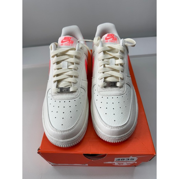Nike Air Force 1 07 NN Womens Sail Hot Lava DV3808-110 Sneakers Size 8 NWB - Picture 7 of 8